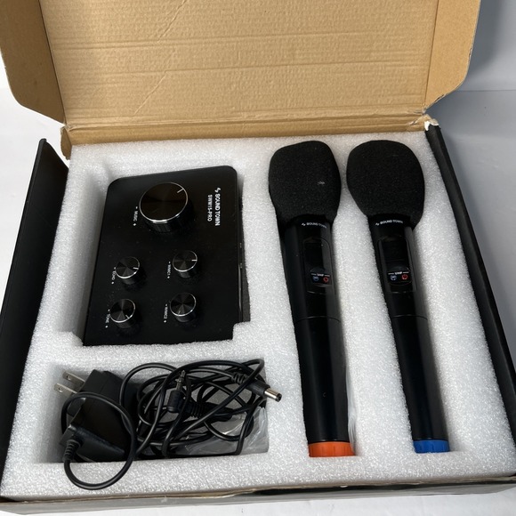 Sound Town Wireless Microphone Karaoke Mixer System Supports HDMI ARC Optical